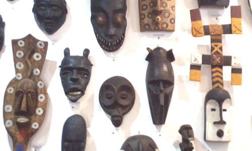 Vue intérieure du Musée Africart Kara